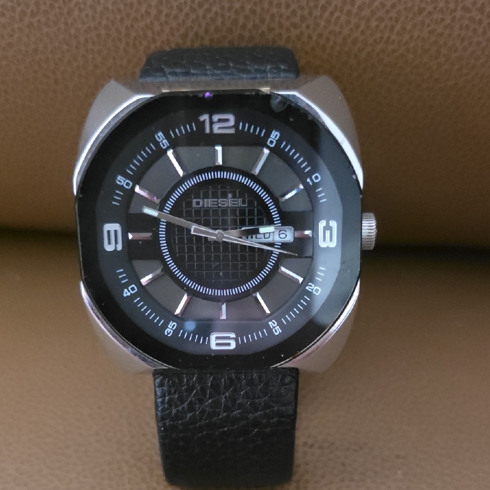 Diesel Black and Silver Smartwatch